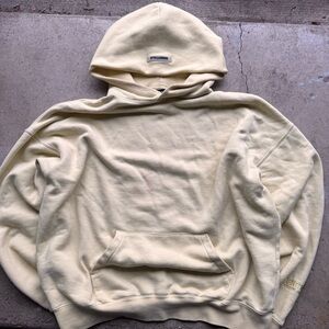 Fear of God Essentials Light Yellow Hoodie